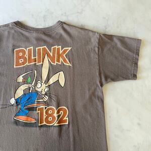 Vintage Y2K Blink-182 Dude Ranch Bunny Two Sided T Shirt / Youth L  / Women's S